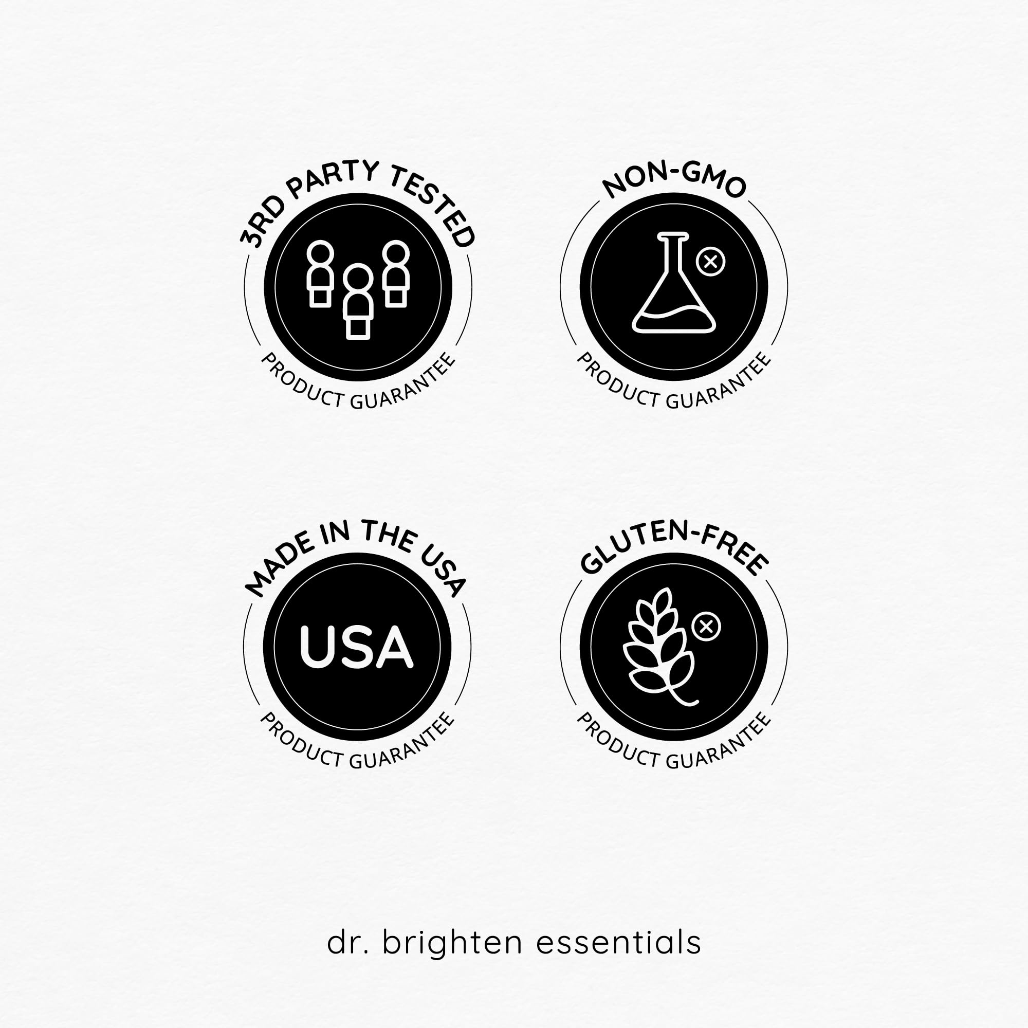Aperçu de l’étiquette Dr. Brighten Saw Palmetto Plus, mise en avant des informations produit.