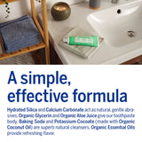 Sans sulfates, dentifrice Dr. Bronner's All-One, texture légère et nettoyage naturel.