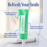Tubes Dr. Bronner’s All-One menthe poivrée, brossage quotidien rafraîchissant