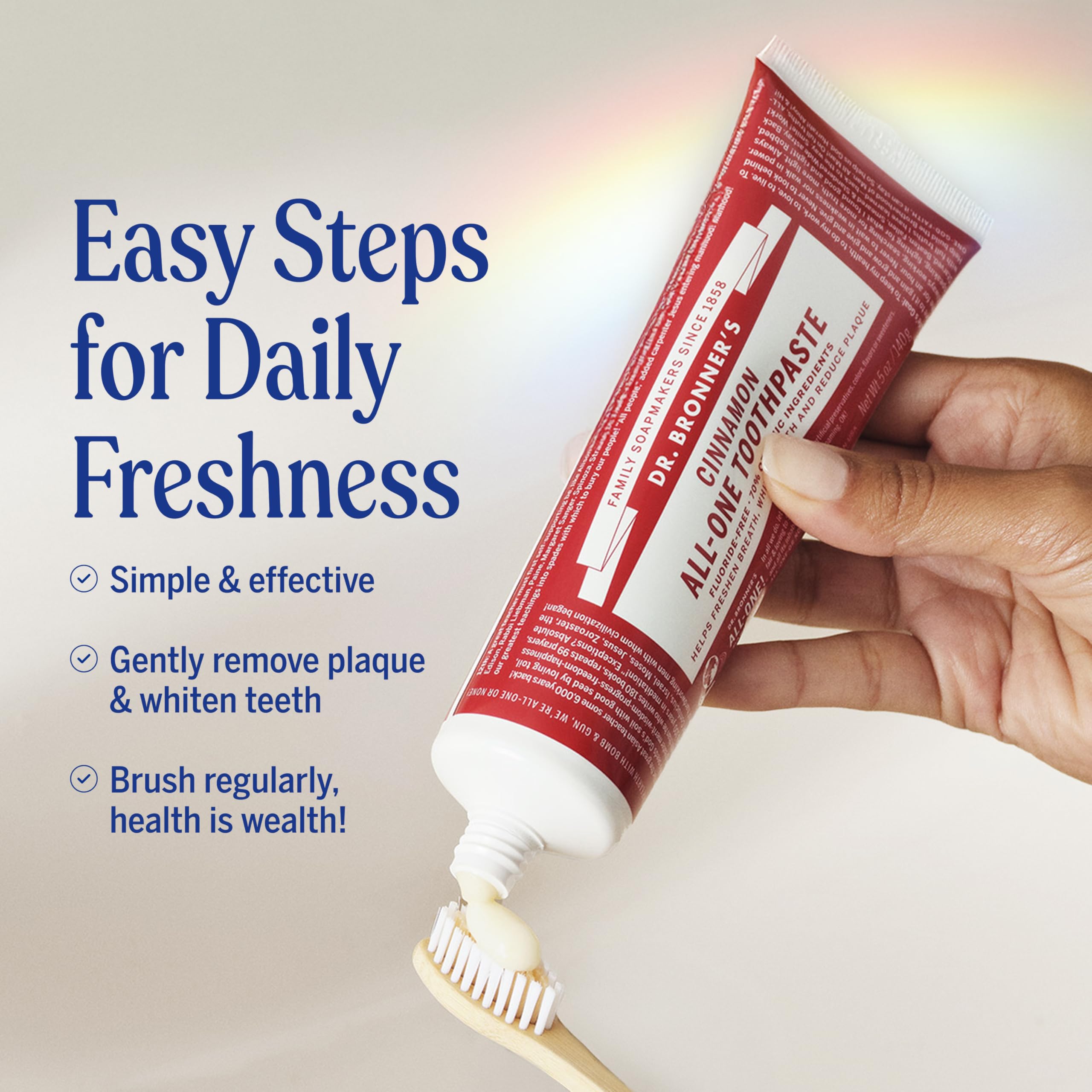 Aucun test sur les animaux Dr. Bronner’s All-One, produit éthique