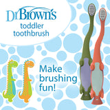 Tête dinosaure Dr. Brown's adaptée pour enfants 1-4 ans.