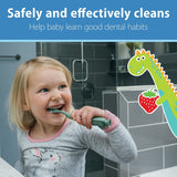 Dr. Brown's dentifrice fraise sans fluorure, nettoyage en douceur.