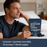 Dr.Cemenrete Truehealthic Gommes bleues de méthylène pour routines bien-être.