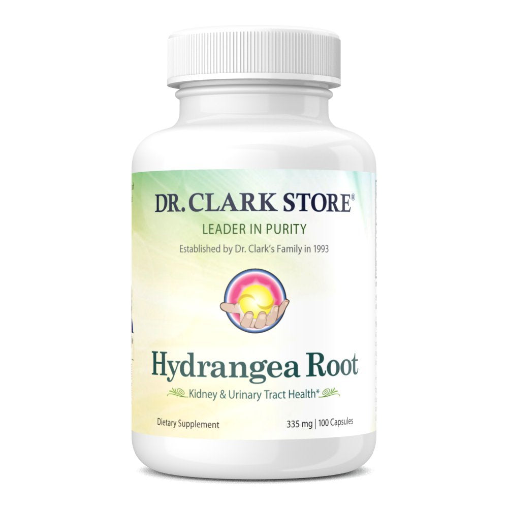 Dr Clark Store Hydrangea capsules – bouteille, soutien potentiel à la fonction rénale