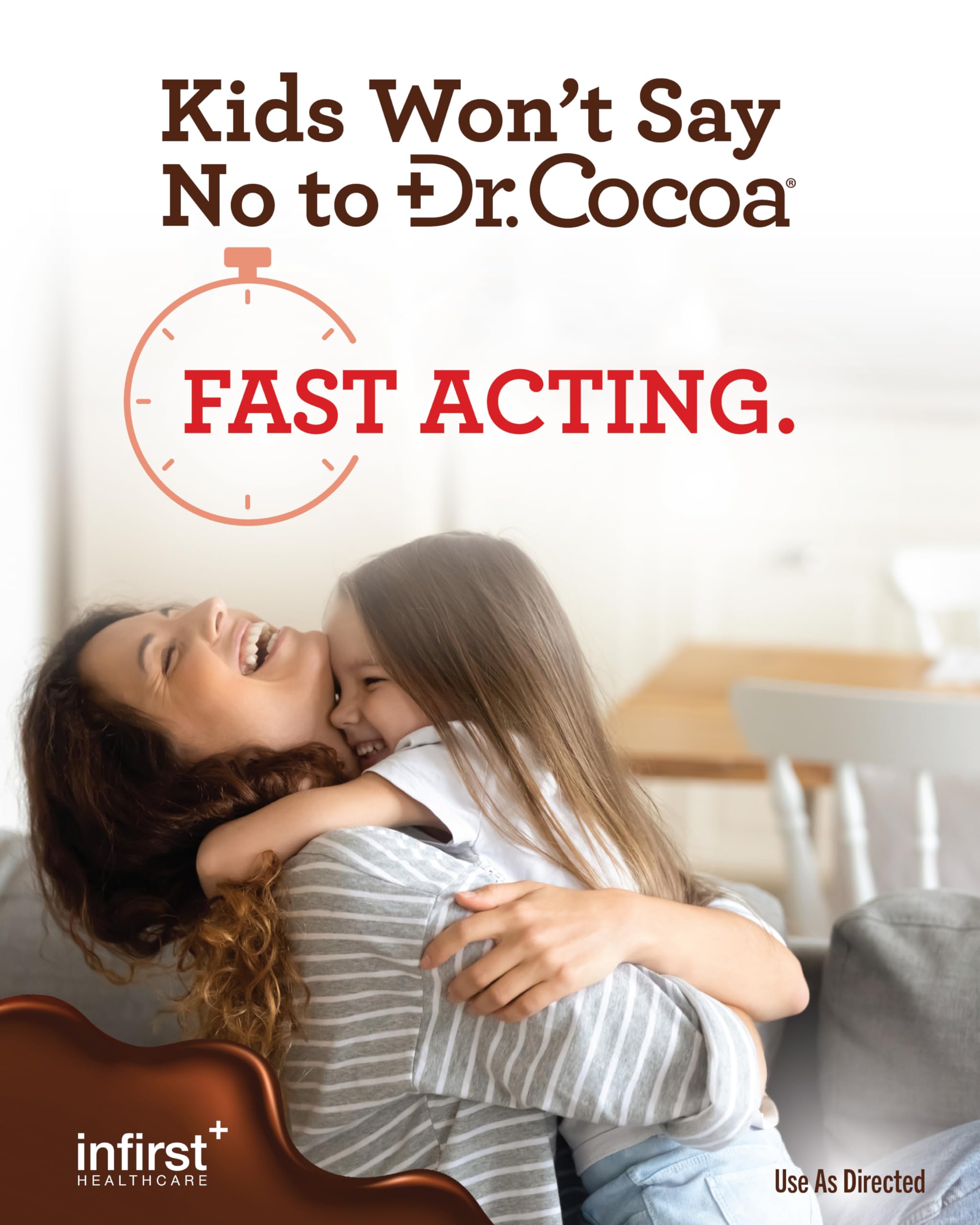Dr. Cocoa - tableau poids-âge guide le dosage.