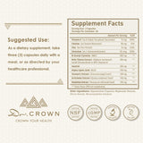 DR. CROWN acétylcystéine capsules — soutien potentiel des défenses antioxydantes.