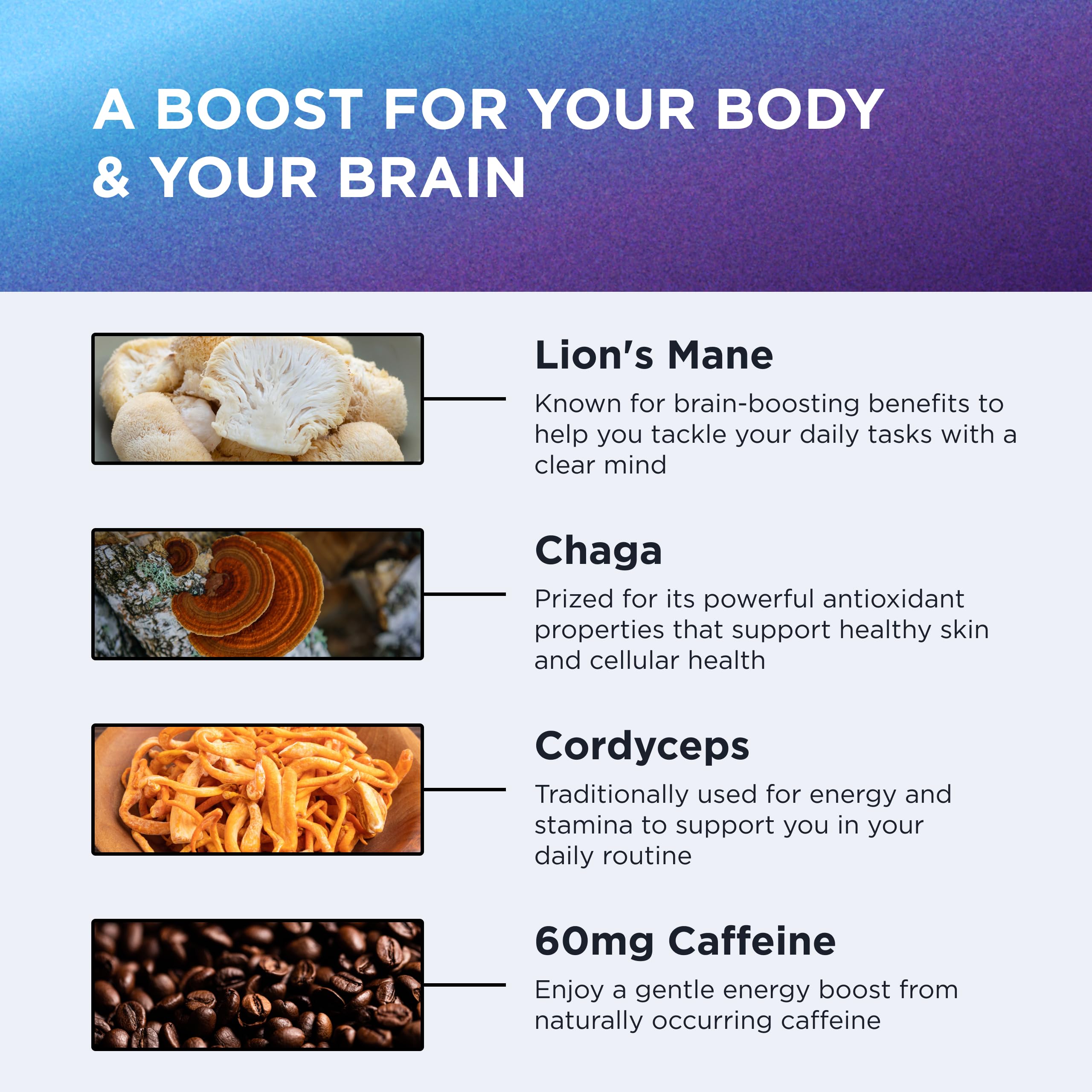 Dr. Emil Café aux champignons — cordyceps pour énergie naturelle.