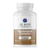 Capsule DR. EMIL NUTRITION montrant le complexe 10 champignons pour la clarté mentale.