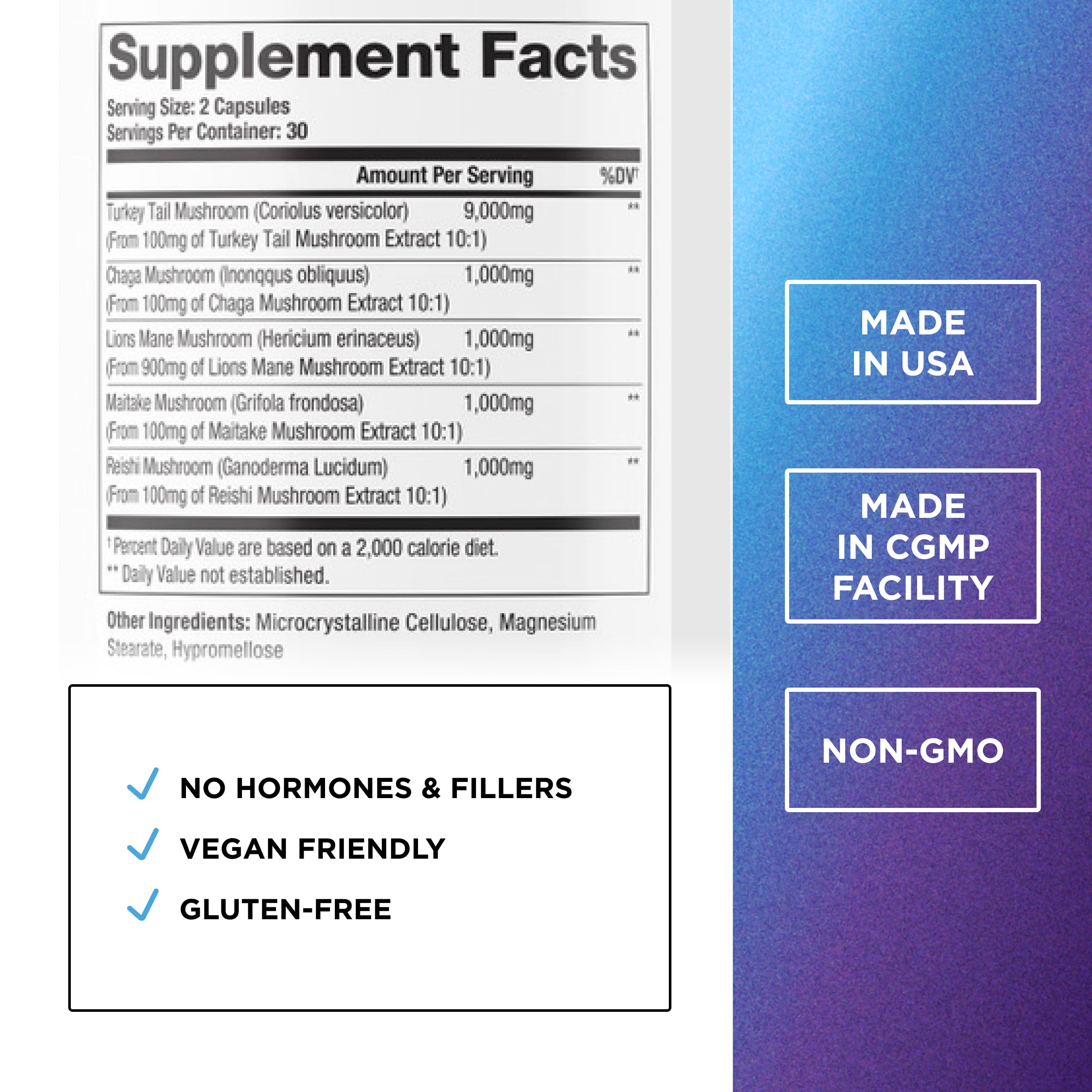 DR. EMIL NUTRITION Elite extrait queue de dinde 900 mg, dosage concentré.