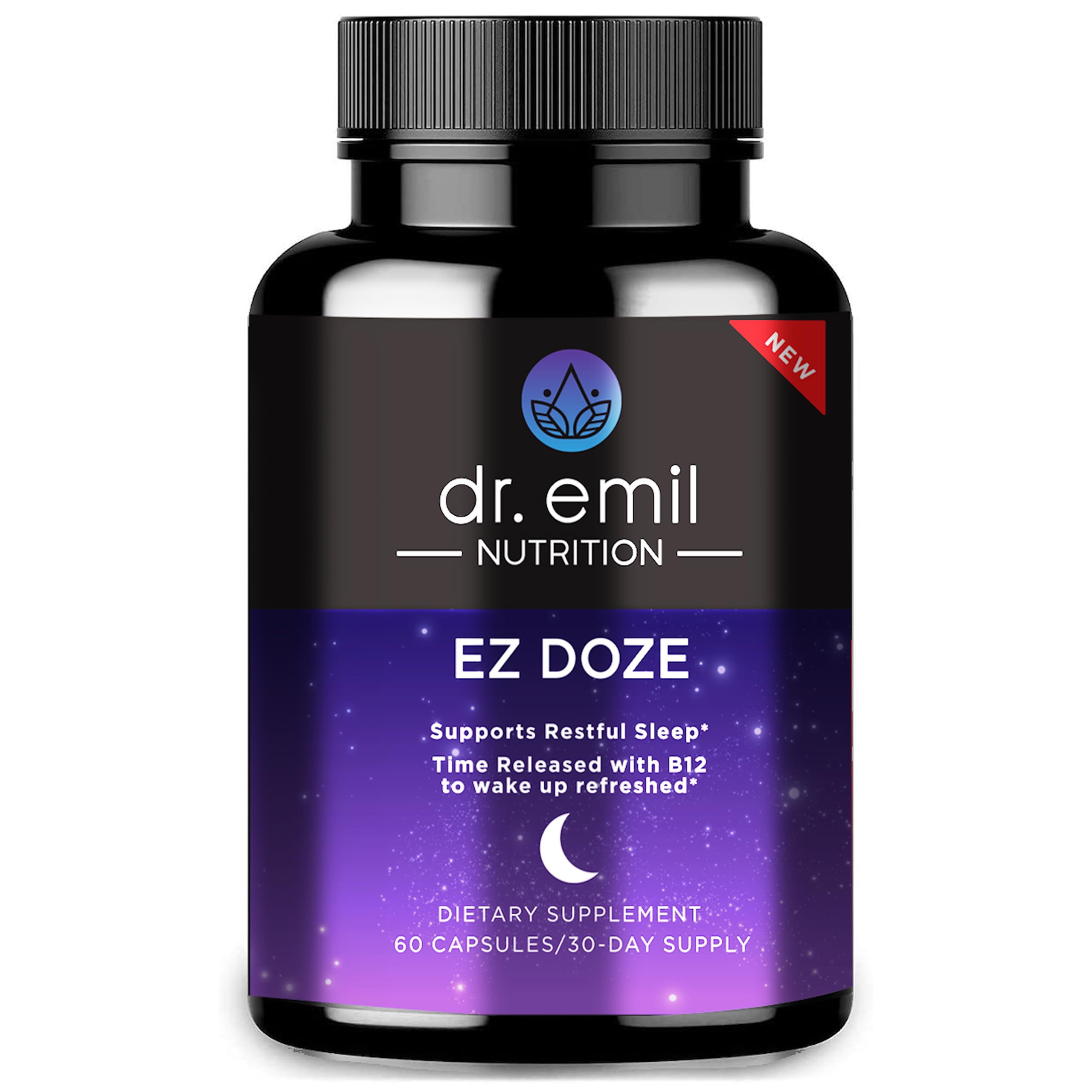 DR. EMIL NUTRITION EZ Doze – vue bouteille pour une routine de sommeil naturelle