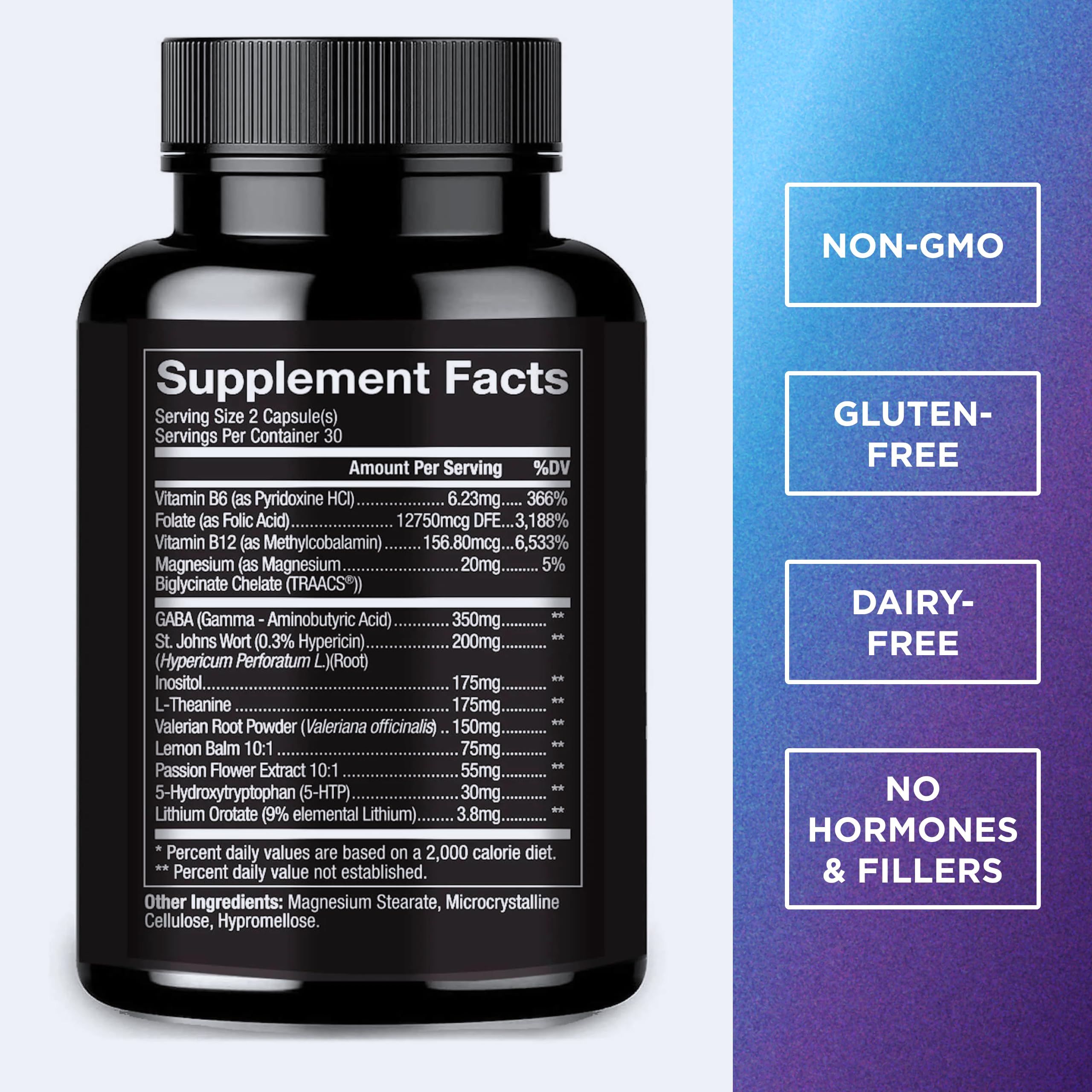 EZ DOZE: capsules-vegan faciles à avaler pour un sommeil naturel.