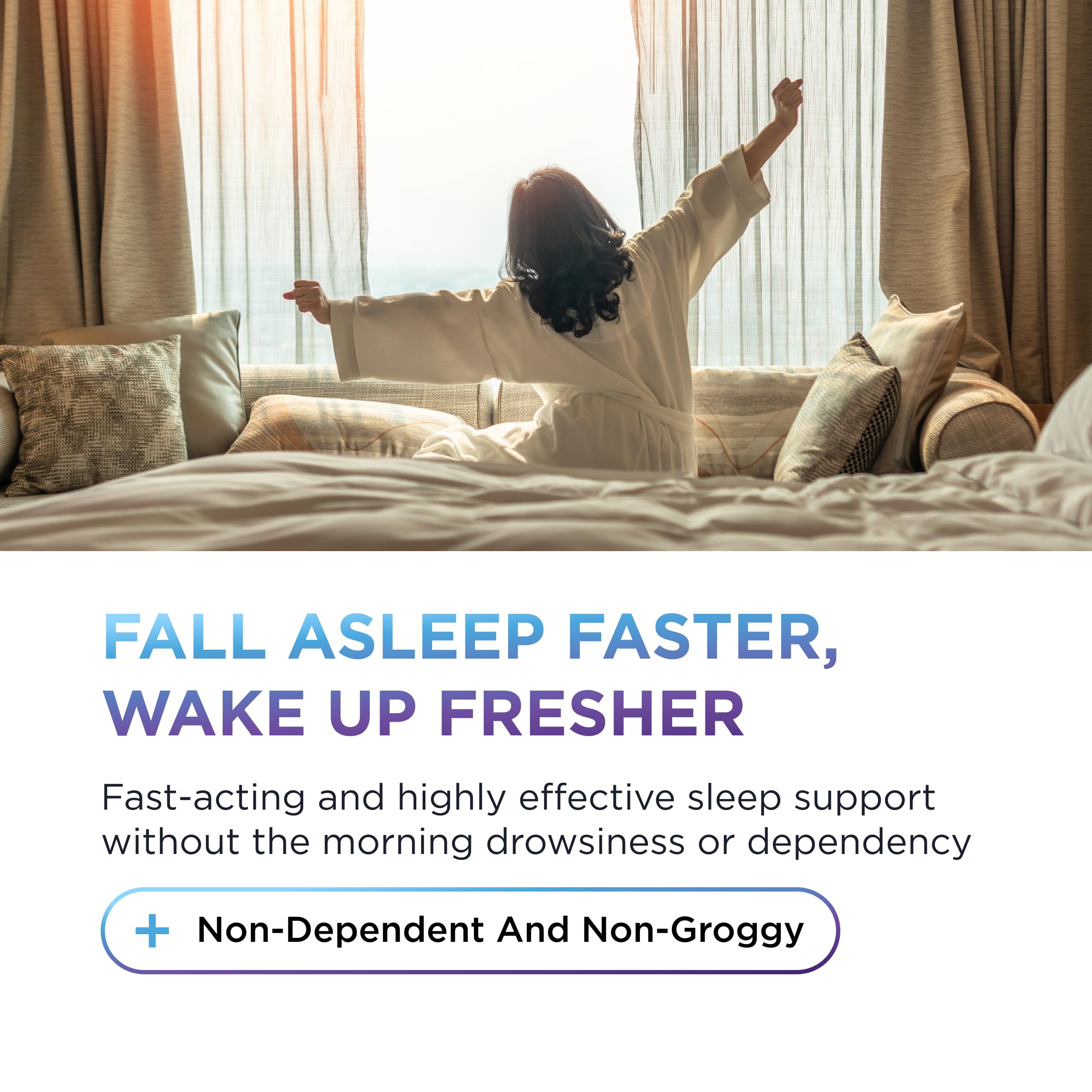 Mélange naturel L-Theanine, GABA et 5HTP EZ Doze pour le sommeil