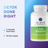 DR. EMIL NUTRITION Liver Support – racine de pissenlit, aide potentielle à la digestion.