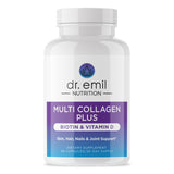 DR. EMIL NUTRITION Multi Collagen Plus — bouteille de gélules cheveux et ongles