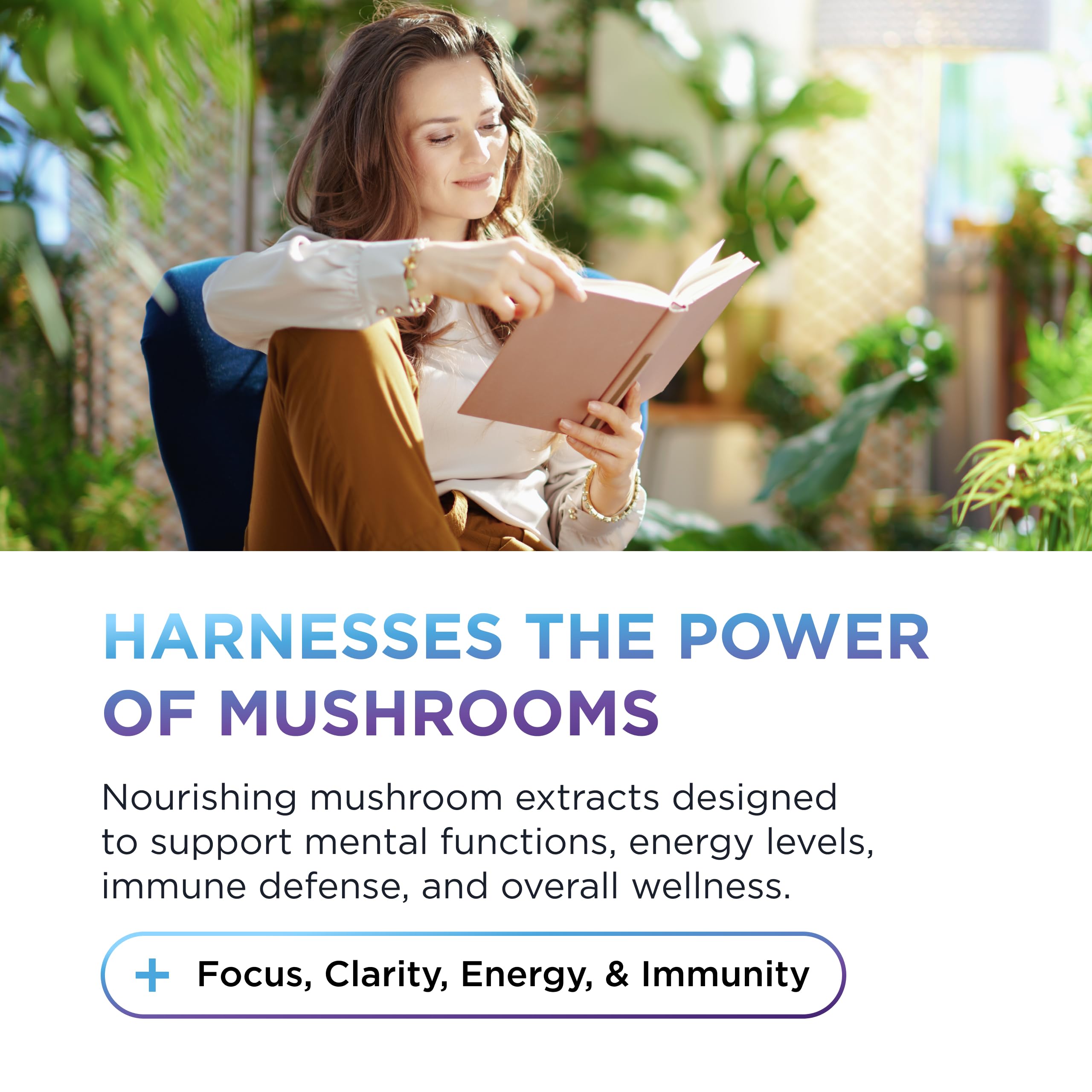 Extrait de reishi DR. EMIL NUTRITION favorisant l'équilibre et le soutien immunitaire potentiel.
