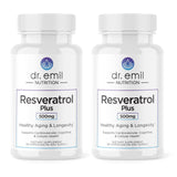 DR. EMIL NUTRITION Resveratrol Plus – bouteille pour soutien au vieillissement sain