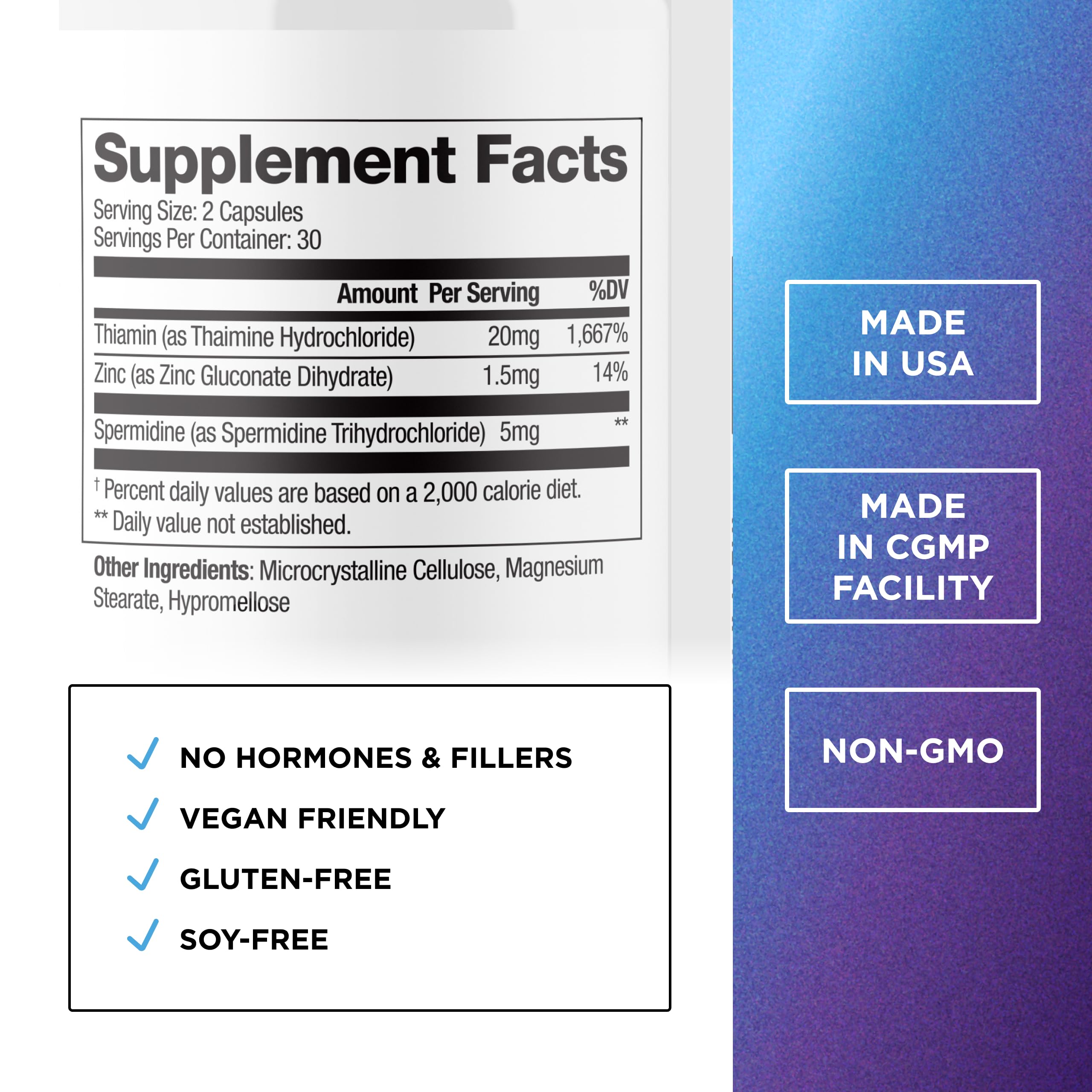 DR. EMIL NUTRITION Spermidine 5 mg – gélules faciles à intégrer dans la routine quotidienne.