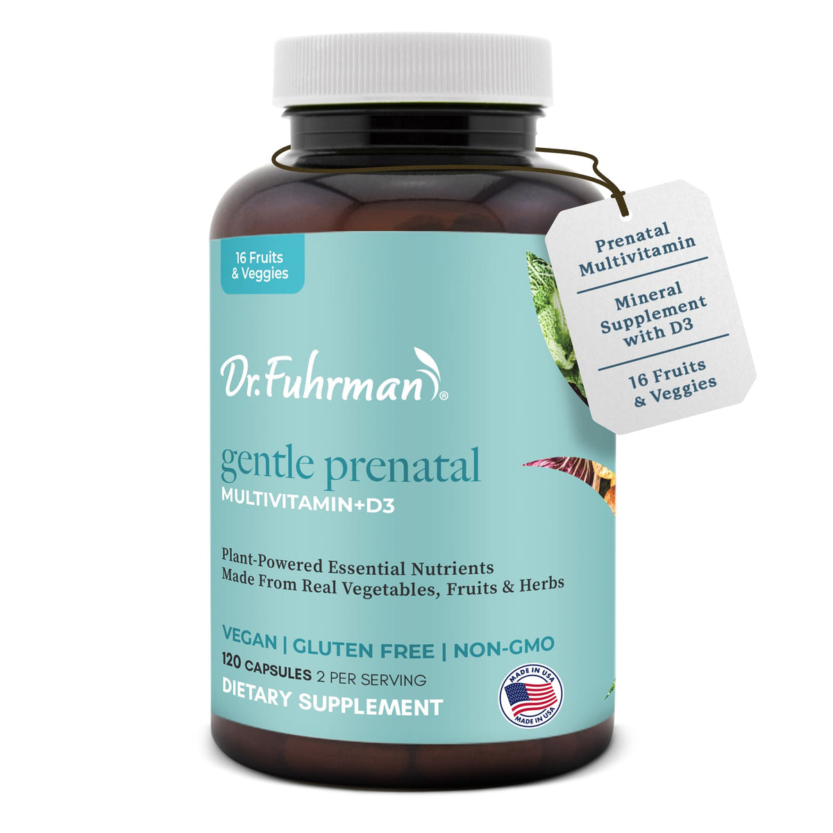 Dr Fuhrman Prénatal – capsules; soutien naturel pendant grossesse et énergie durable.