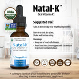 Etiquette biologique Natal K – produits biologique et sans allergènes