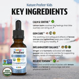 Dr. Green Mom Nature Profen – étiquette certifiée biologique USDA, produit naturel et sûr.