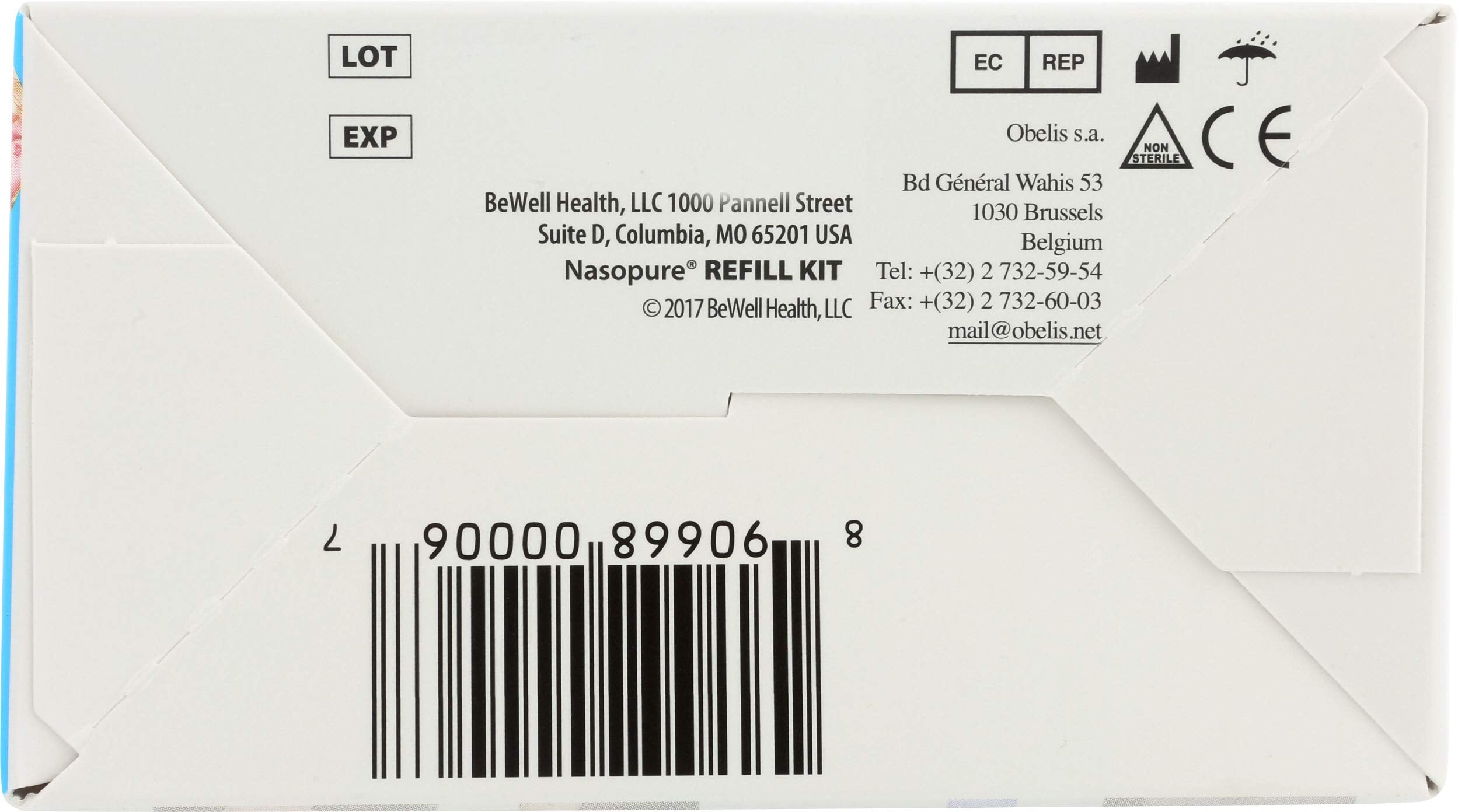 Nasopure bien-etre-respiratoire potentiel avec rinage nasal régulier.