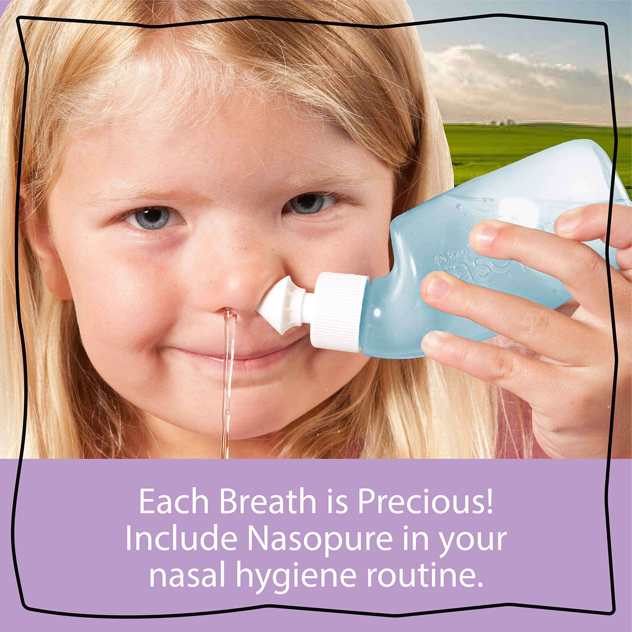 DR HANA'S NASOPURE flacon rinage nasal 4oz : solution pratique.