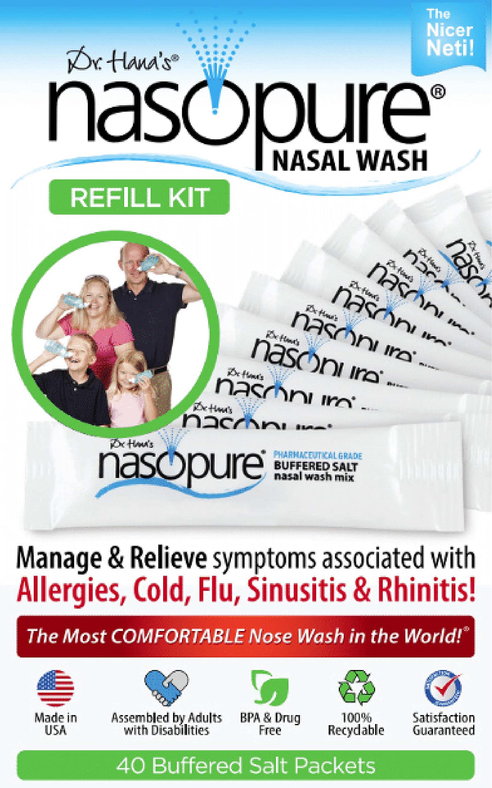 DR HANA'S NASOPURE – soulagement allergie potentiel et utilisation potentielle