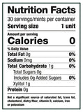 Menthe rafraîchissante Dr. Heff's Xylitol Mints en gros plan.