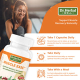 DR. HERBAL WELL Muscle Ease, utilisation quotidienne facile.