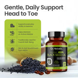 Gélules douces Dr. HERBALIST, sans goût, pratique à prendre.