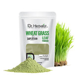 Dr. HERBALIST poudre de blé d'herbe en jarre, riche en nutriments essentiels.