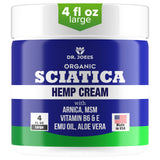 Crème Dr. JOEL'S Sciatique en pot 120 ml, soulagement ciblé potentiel.