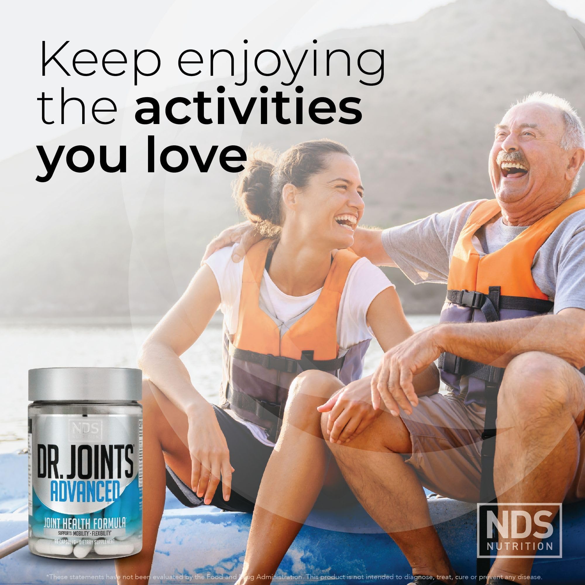 Dr. Joints Advanced — composants clés glucosamine et chondroïtine pour cartilage et mobilité.