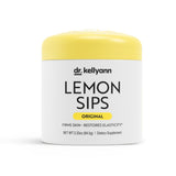 Dr. Kellyann Lemon Sips, bouteille et étiquette, hydratation quotidienne agréable.