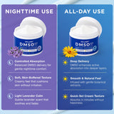 Dr. Luke DMSO Lavande, texture crème souple et absorption rapide.