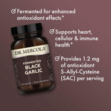 Dr. Mercola Ail noir fermenté – SAC antioxydant préservé