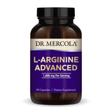 Dr. Mercola L-Arginine Advanced – Bouteille pratique pour énergie et bien-être.