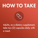 Capsules végétales Dr. Mercola Ashwagandha, dosage clair pour une utilisation pratique.
