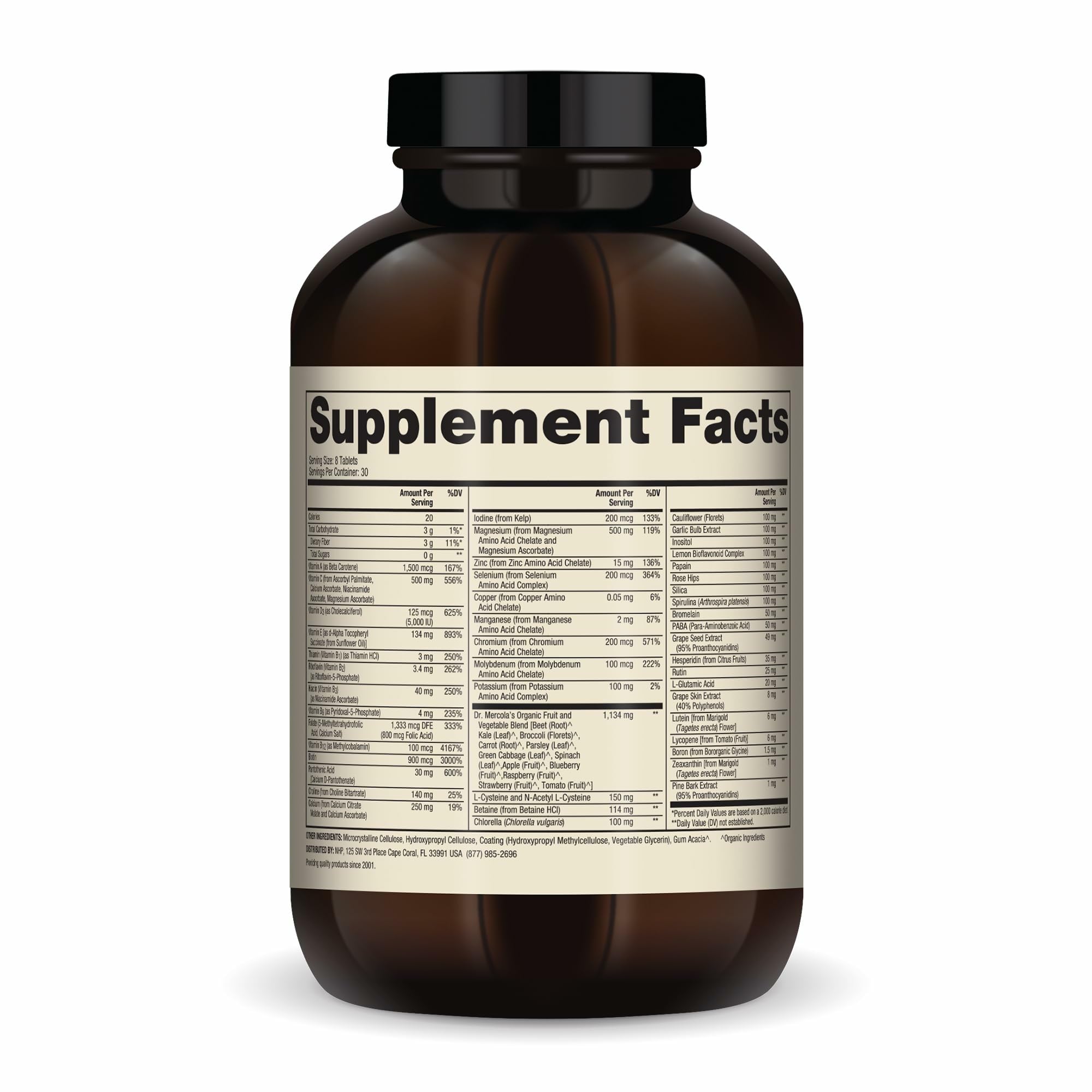 Dr. Mercola Astaxanthine – antioxydant naturel présent dans la formule.