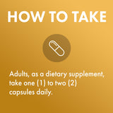 Dr. Mercola Bêta-Glucanes Fermentés – tableau nutritionnel clair.