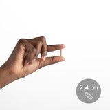 Emballage recyclable rappelant l'engagement qualité.