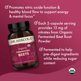 Dr Mercola Betteraves Fermentées – dose nitrates de 15 mg pour une endurance potentielle