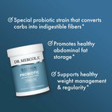 Dr. Mercola Biothin Probiotic - Capsule à libération retardée résistant à l'acidité.