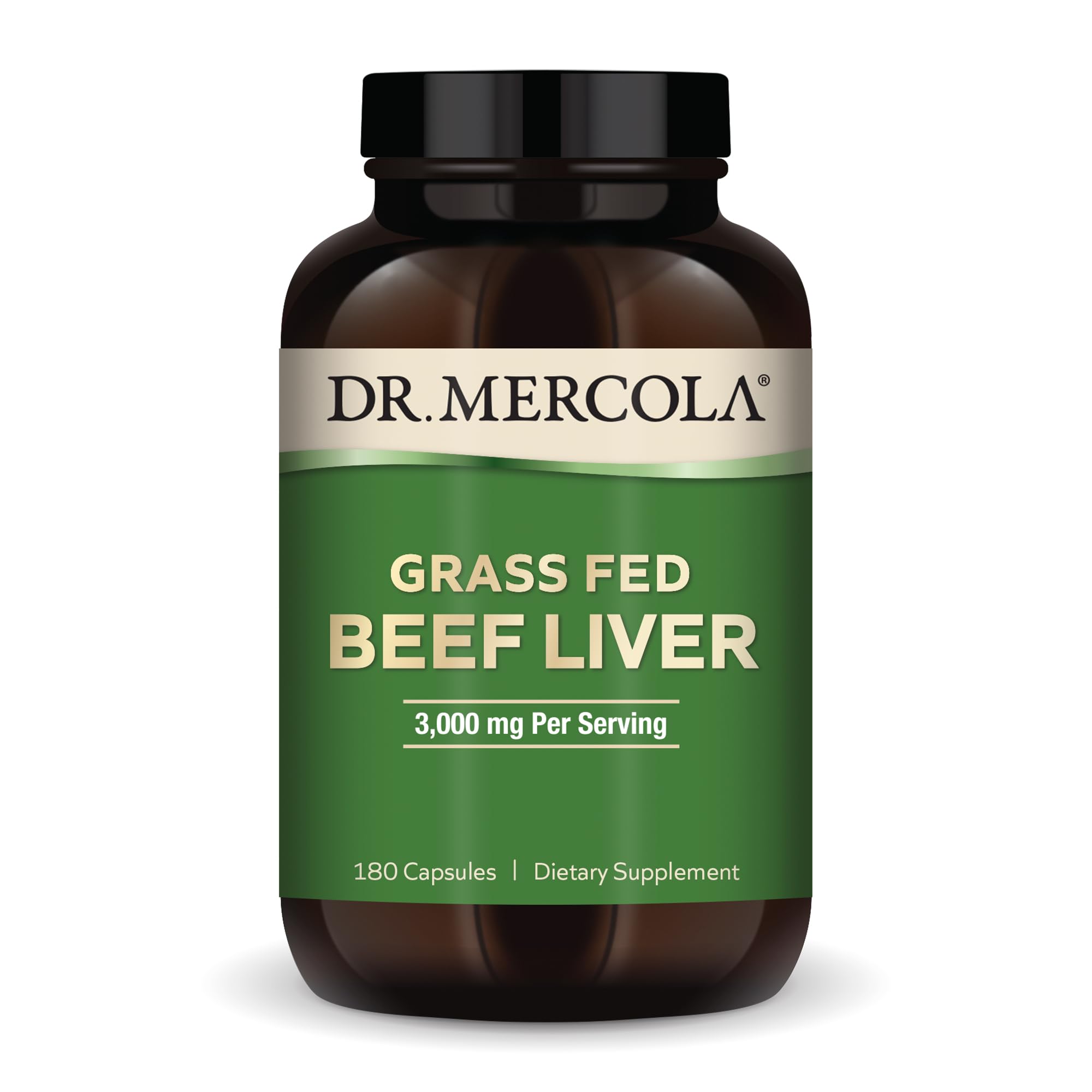 Dr. Mercola capsules foie boeuf séché, apport nutritionnel pratique.