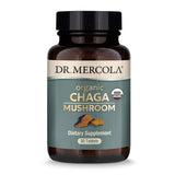 Dr. Mercola Chaga Organique – bouteille de capsules et utilisation quotidienne potentielle