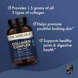 Collagène marin et bovin inclus dans Dr. Mercola Collagen Complex pour un mélange équilibré.