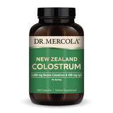 Dr. Mercola Colostrum Nouvelle-Zélande – bouteille visible, soutiens potentiels au système immunitaire.