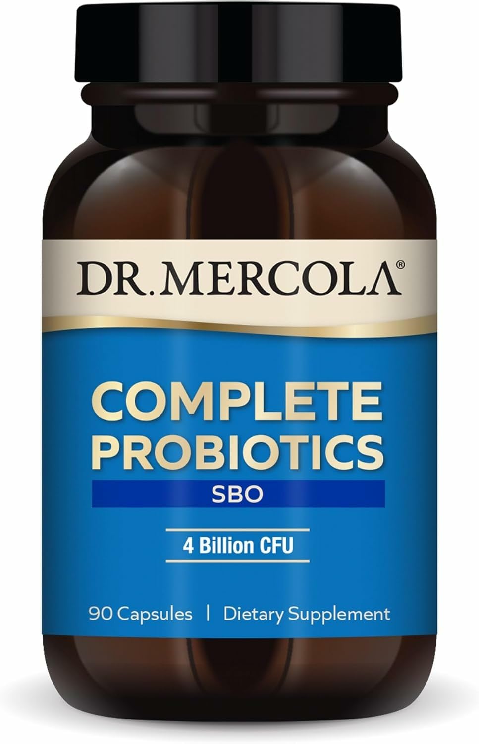 Dr Mercola Probiotiques SBO complets – bouteille avec capsules pour soutien intestinal potentiel