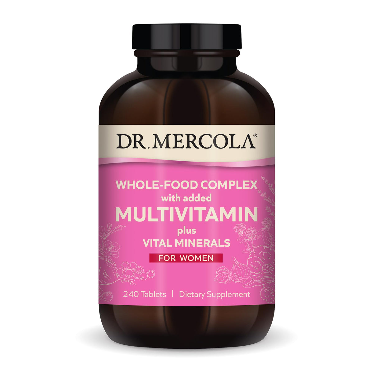 Dr. Mercola Complexe alimentation femmes - bouteille : énergie potentielle au quotidien.