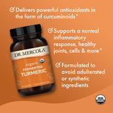 Extrait curcuminoides Dr Mercola – concentration élevée pour un apport antioxydant